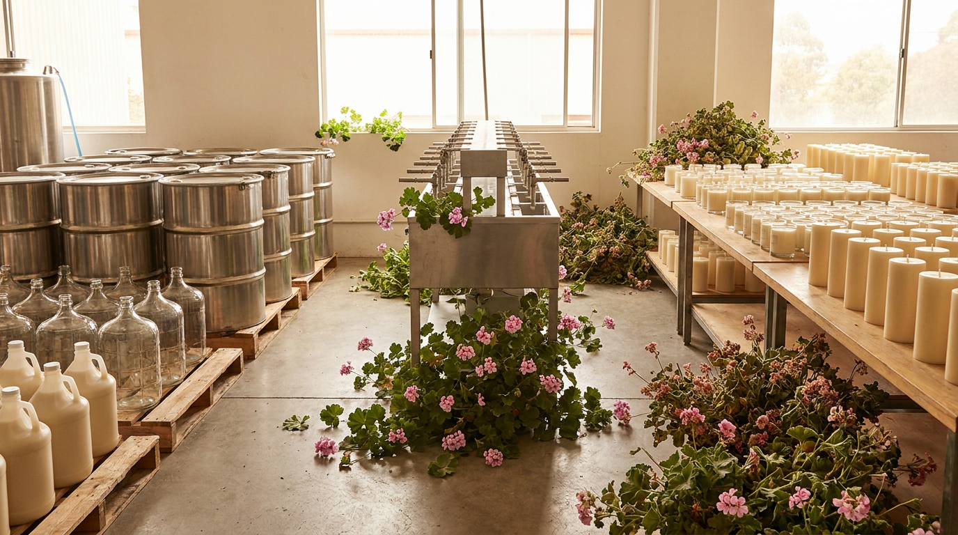 Geranium Essential Oil for Candle & Home Fragrance Makers
