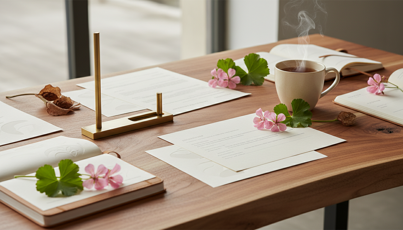 Geranium and Quiet Evenings: A Wind-Down Scent Ritual